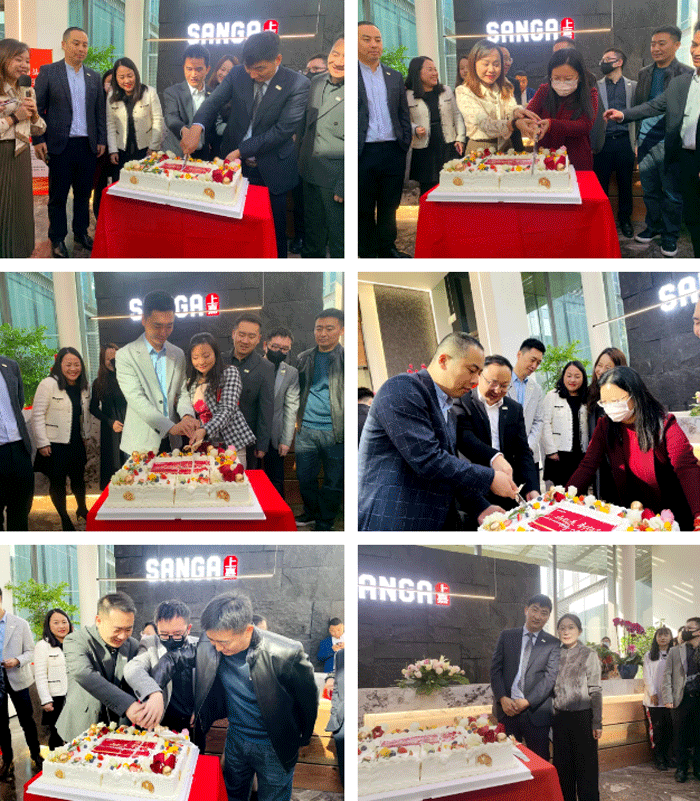 切蛋糕：携手并进 共享甜蜜